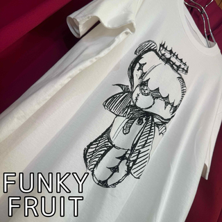 ファンキーフルーツ(FUNKY FRUIT)の［FUNKY FRUIT］デビルパンダ Tシャツ ホワイト(Tシャツ(半袖/袖なし))