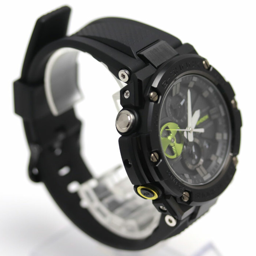 CASIO(カシオ)のCASIO カシオ G-SHOCK Gスチール 腕時計 ソーラー GST-B100B-1A3JF メンズ【中古】 メンズの時計(腕時計(アナログ))の商品写真