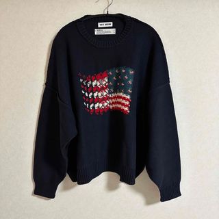TTT_MSW - TTT_MSW×dairiku/インサイドアウトコラボ星条旗ニットの