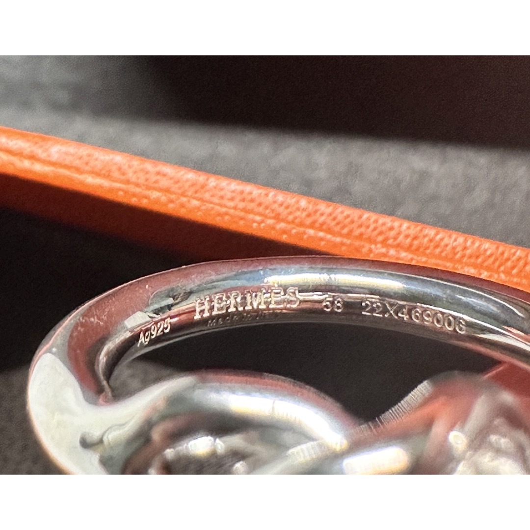 Hermes(エルメス)のエルメス『新品未使用』リング ≪クロワゼット≫GMシルバー レディースのアクセサリー(リング(指輪))の商品写真