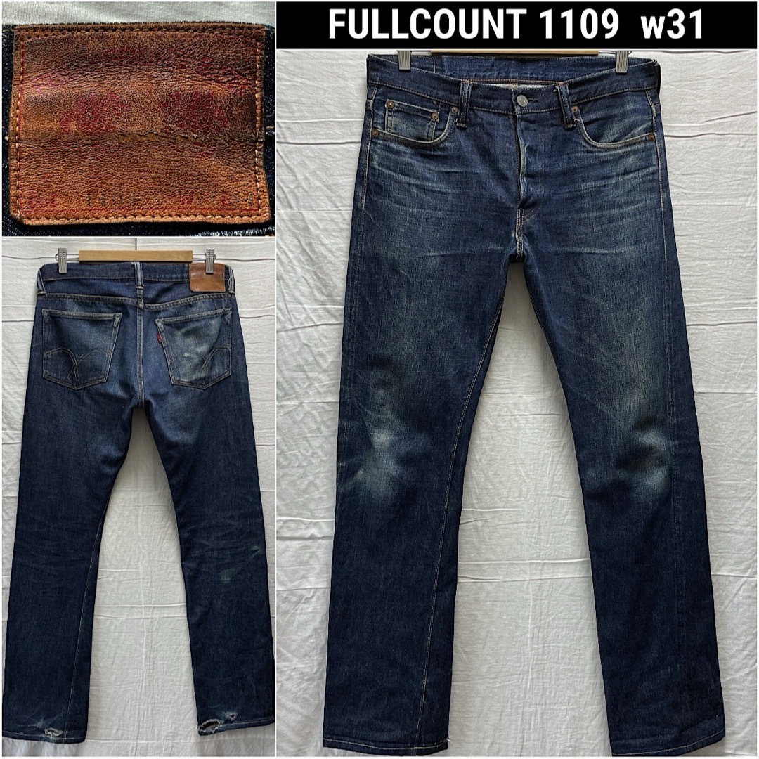 FULLCOUNT(フルカウント)のFULLCOUNT フルカウント 1109 w31 旧モデルステッチ有 メンズのパンツ(デニム/ジーンズ)の商品写真