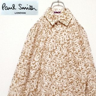 ポールスミス(Paul Smith)の美品　希少　ポールスミス　ロンドン　総柄　長袖　シャツ(シャツ)