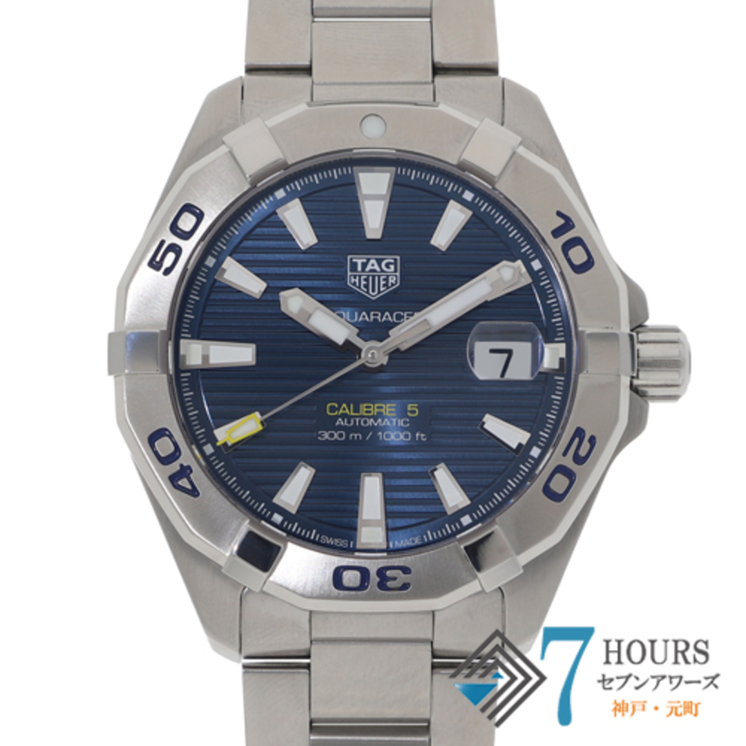 【117660】TAG HEUER タグホイヤー  WBD2112-BA0928 アクアレーサー キャリバー５ ブルーダイヤル SS 自動巻き ギャランティーカード 純正ボックス 腕時計 時計 WATCH メンズ 男性 男 紳士