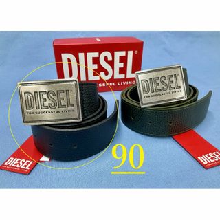 ディーゼル(DIESEL)のディーゼル　ベルト 26B23　サイズ 90　ブラック　新品　X08893(ベルト)