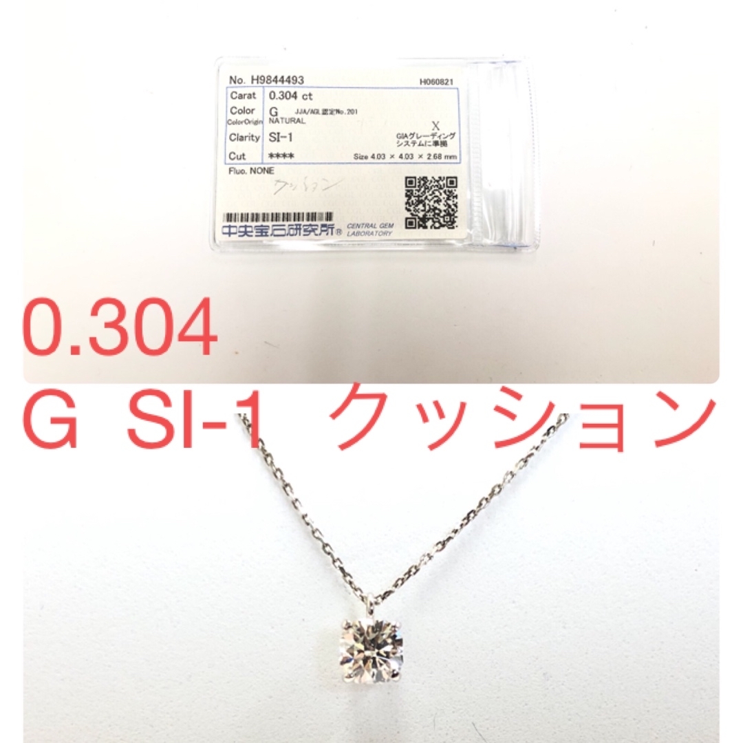 PT  0.304   G  SI-1  クッション　ネックレスシンプル