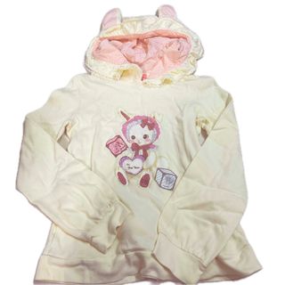 Angelic Pretty Milky Bear パーカー　白　くまみみ