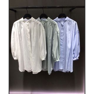 Theory luxe - theory luxe 20SS ボウタイブラウス Ryna ブルーグレー ... theory luxe 20SS ボウタイ ブラウス