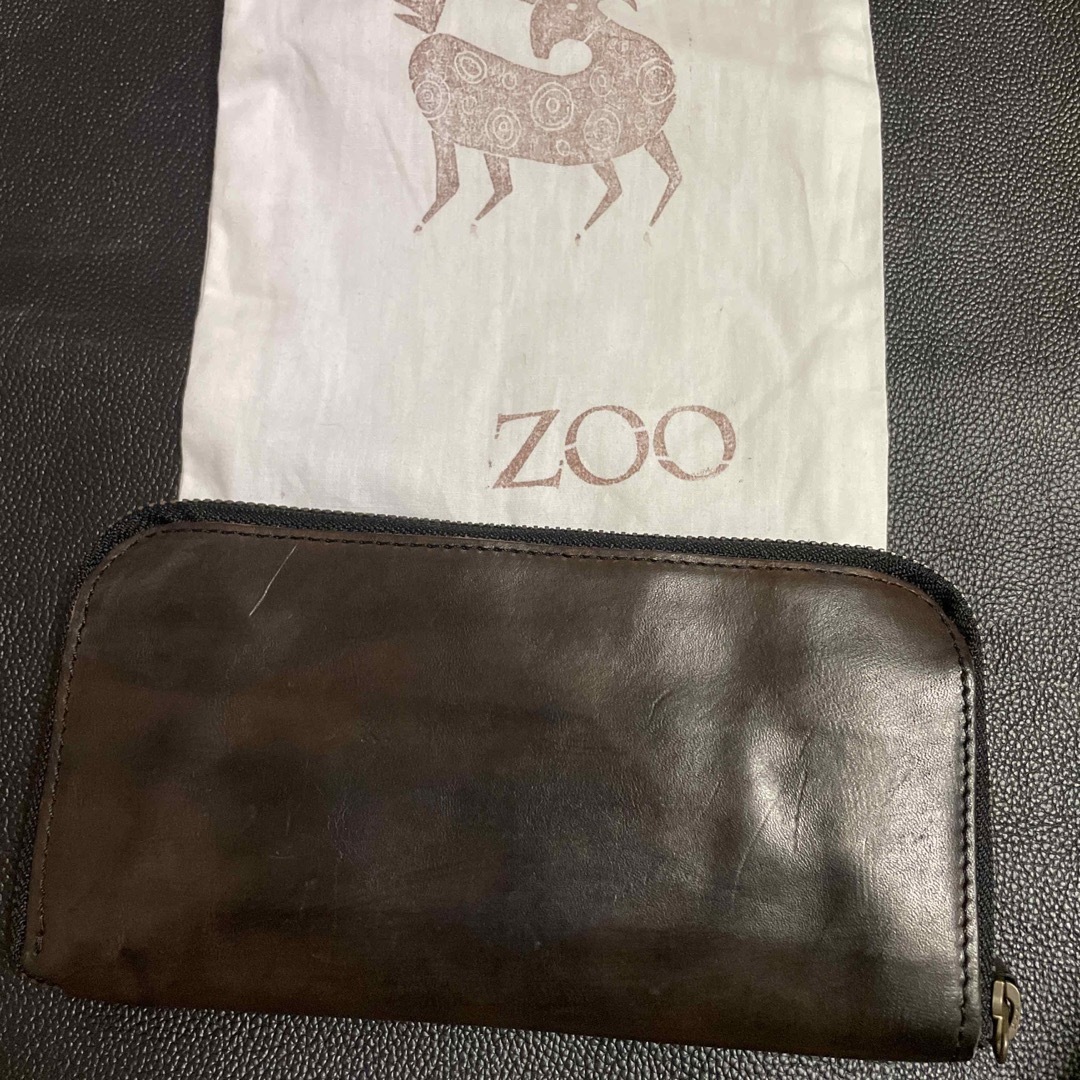 ZOO leather 迷彩　カモフラ　柄　本革　レザー　ポーチ