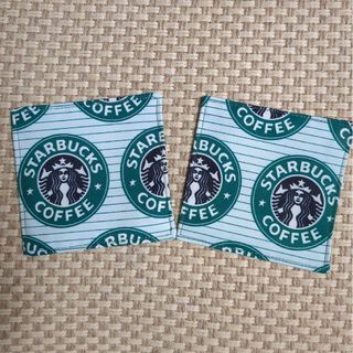 スタバ柄♪コースター　2枚セット(その他)