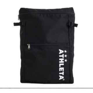 アスレタ(ATHLETA)のアスレタ　スポーツリュック　黒　進研ゼミ　ブラック　ベネッセ　努力賞ポイント(リュックサック)