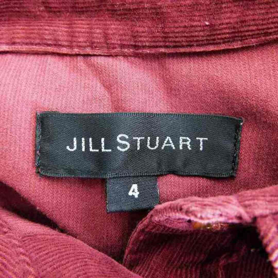 JILLSTUART(ジルスチュアート)のジルスチュアート サニーコーデュロイワンピース ミモレ丈 長袖 4 ボルドー レディースのワンピース(ロングワンピース/マキシワンピース)の商品写真