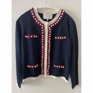 美品⭐︎チェスティ⭐︎パイピングカーディガン