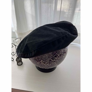 黒ベレー帽(ハンチング/ベレー帽)