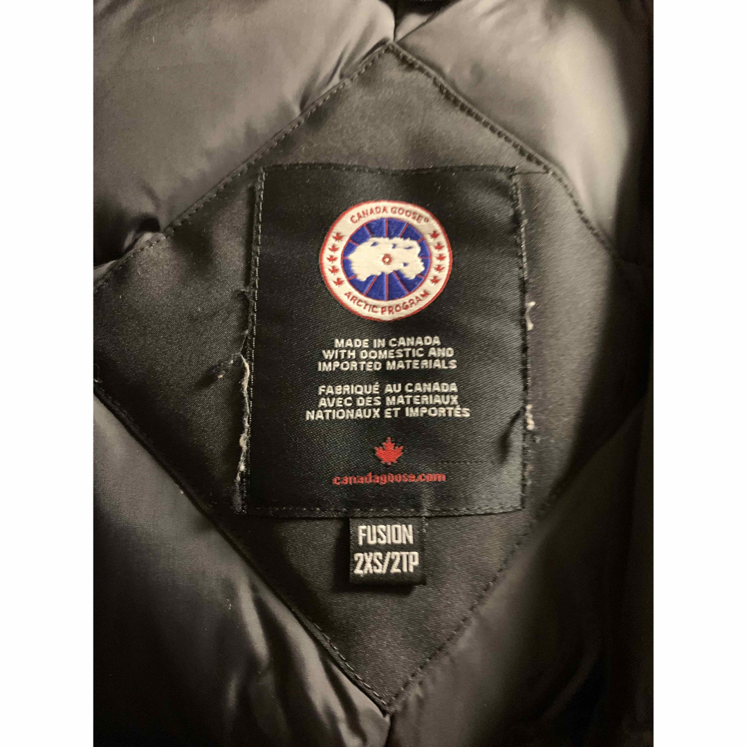 CANADA GOOSE(カナダグース)のCanada goose ブラック　2XSダウンジャケット レディースのジャケット/アウター(ダウンジャケット)の商品写真