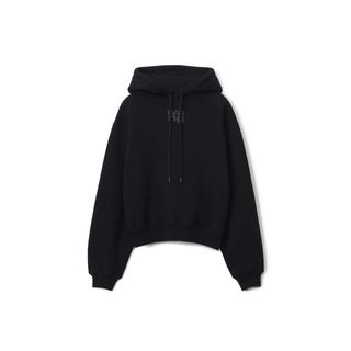 アレキサンダーワン(Alexander Wang)の新品Alexander Wang ストラクチャードテリー パフロゴ フーディー(パーカー)