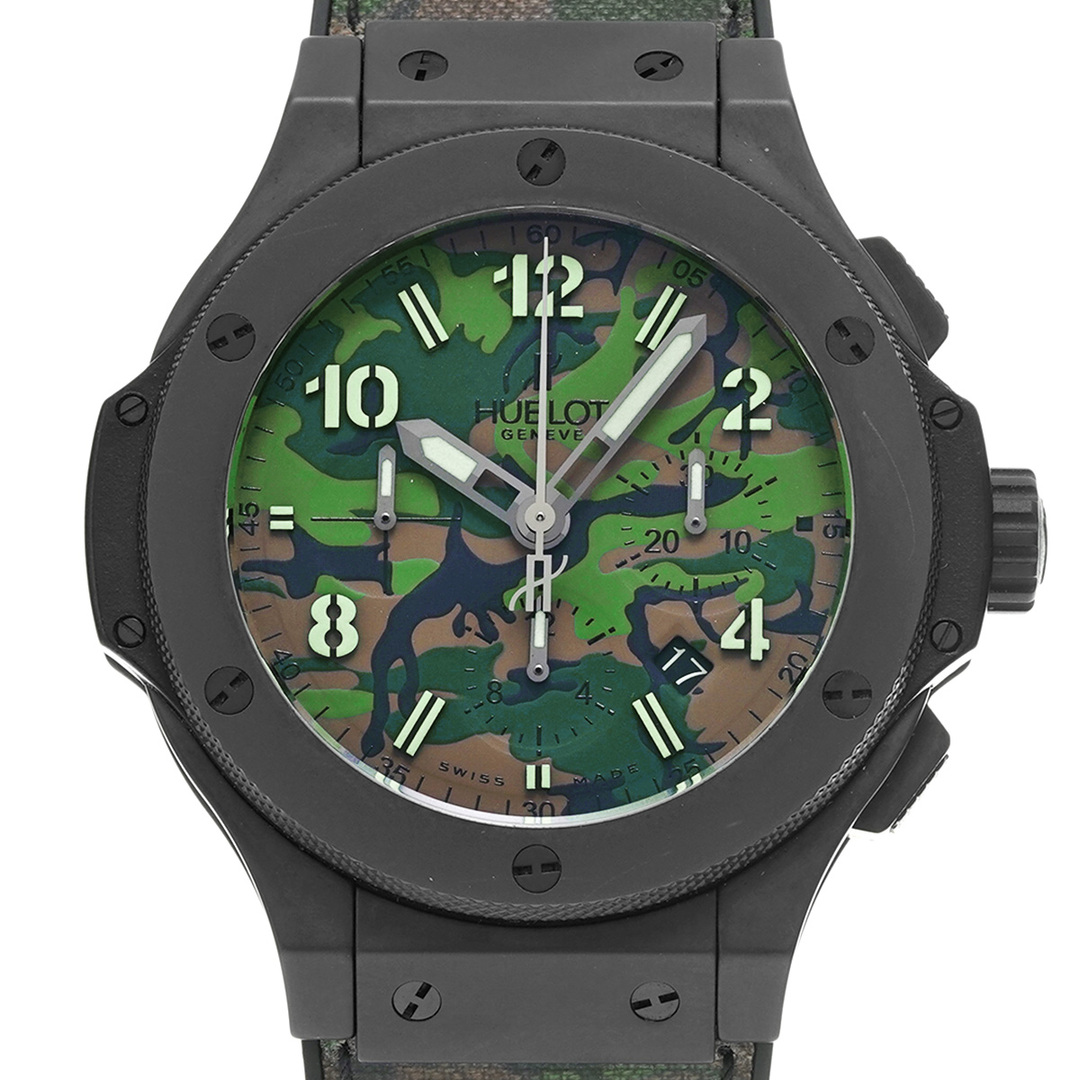 HUBLOT(ウブロ)の中古 ウブロ HUBLOT 301.CI.8610.NR グリーンカモフラージュ メンズ 腕時計 メンズの時計(腕時計(アナログ))の商品写真