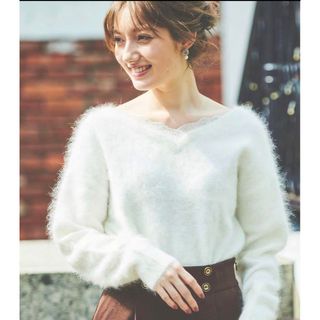 Noela フラワーフレアスリーブニット 新品 タグ付き