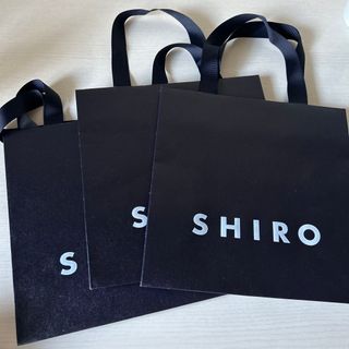 シロ(shiro)のshiro ショップ袋3枚(ショップ袋)