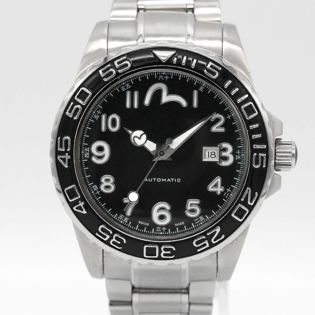 エヴィス EVISU EV-7010 自動巻 腕時計 メンズ A03359未使用品Aランク