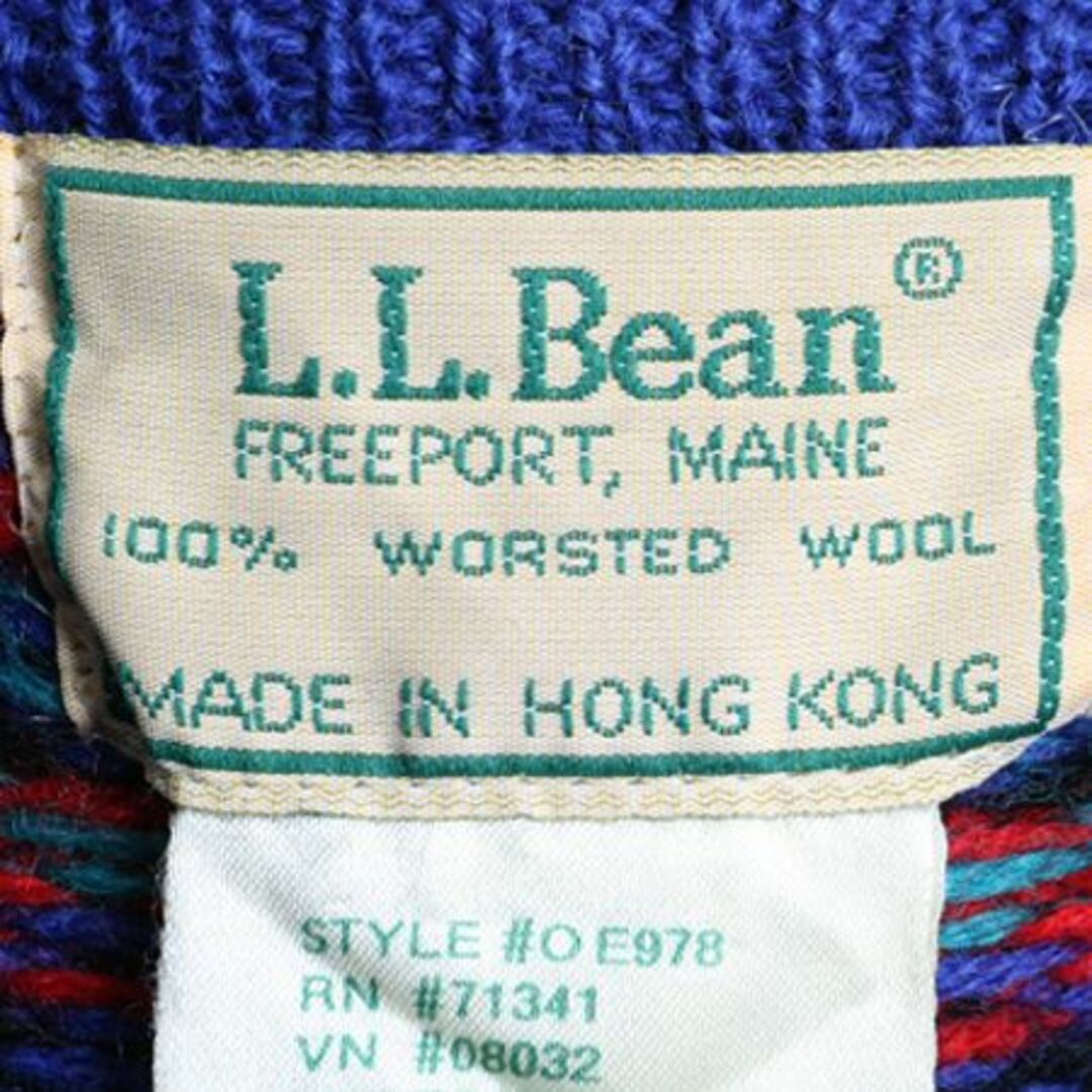 通販 公式サイト - 驚きの激安価格 - L.L.Bean 80s ニット ウール ネイティブ柄 エルエルビーン 男性用