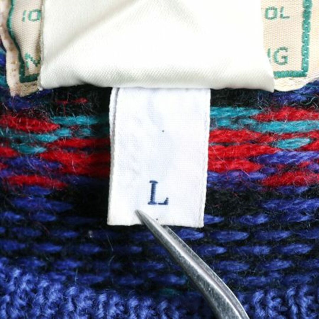 人気ランキング1位~(売れ筋商品) 80s - L.L.Bean エルエルビーン ニット ウール ネイティブ柄 男性用