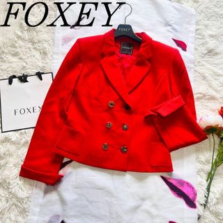 FOXEY❤"Cardigan Harmonica"2018年商品 レッド