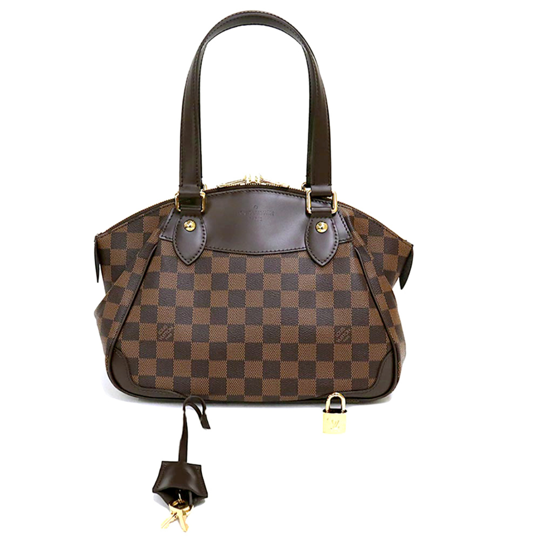 ルイ ヴィトン ヴェローナ PM ハンドバッグ ダミエ ブラウン 茶 ゴールド金具 N41117 LOUIS VUITTON（未使用　展示品）