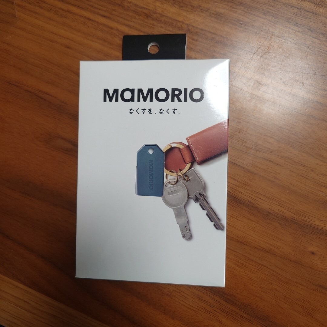 MAMORIO NAVY BLUE 落とし物防止タグ スマホ/家電/カメラのスマホアクセサリー(その他)の商品写真