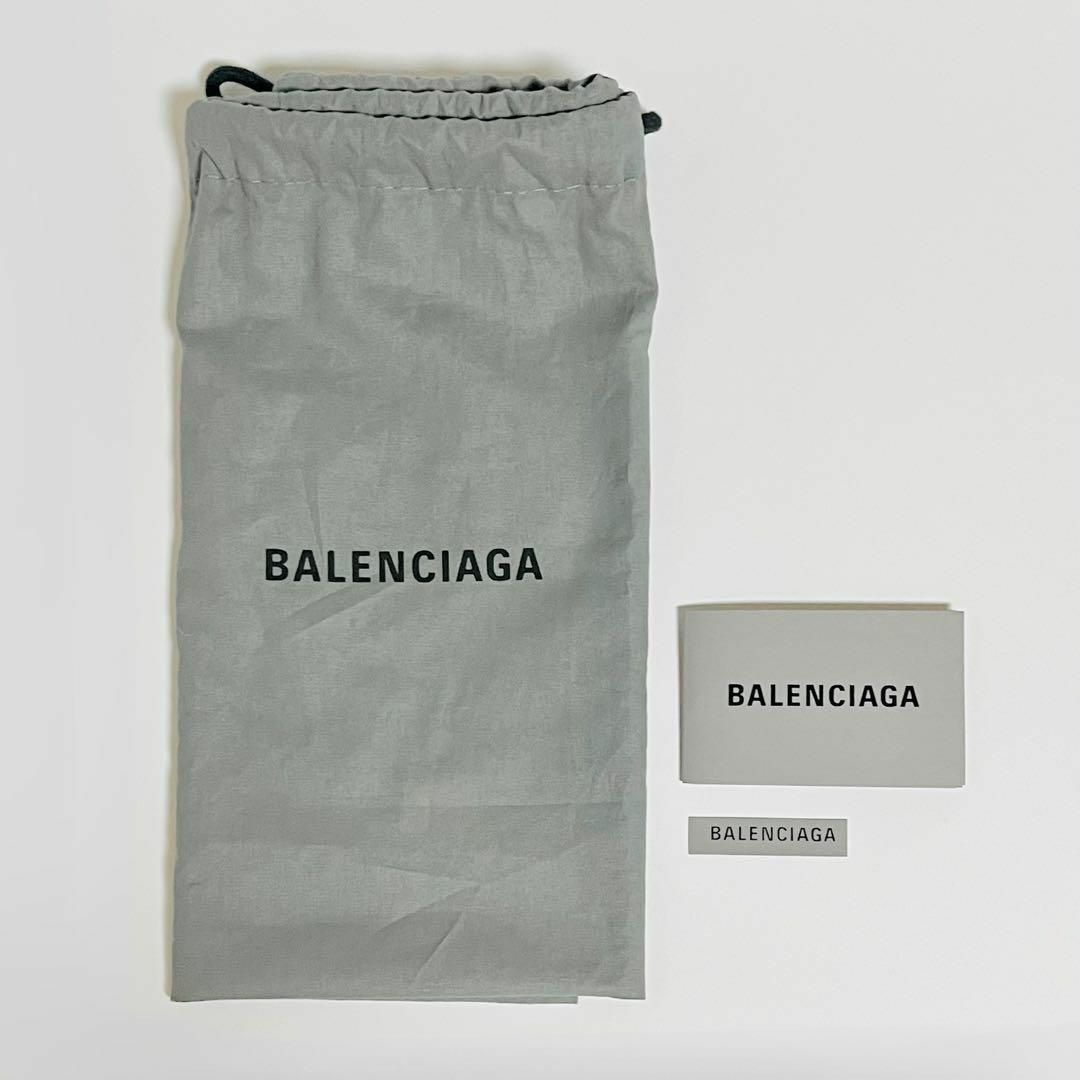 新品未使用 BALENCIAGA バレンシアガ キャンバスロゴポーチ ブラック