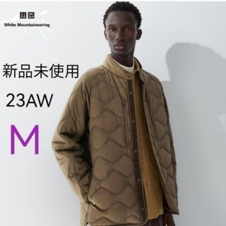 ユニクロ(UNIQLO)の新品 ユニクロWM 23AW リサイクルハイブリッドダウンジャケット ブラウンM(ダウンジャケット)