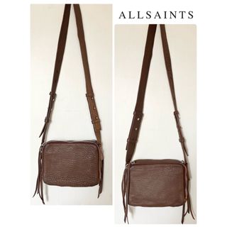 All Saints - ALLSAINTS  オールセインツ レザーショルダーバッグ  (訳あり)