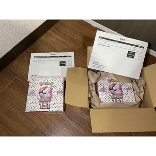 ポケモン(ポケモン)の【ポケセン産】ポケモンカード151 box シュリンク付き(Box/デッキ/パック)