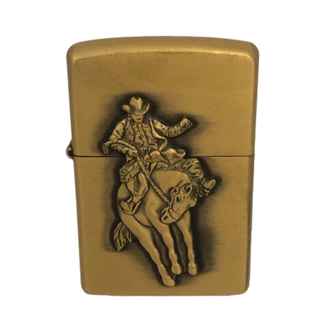 ZIPPO(ジッポー)のジッポー 1999年製 マルボロ カウボーイ ロデオ オイルライター 金 ※TP メンズのファッション小物(その他)の商品写真