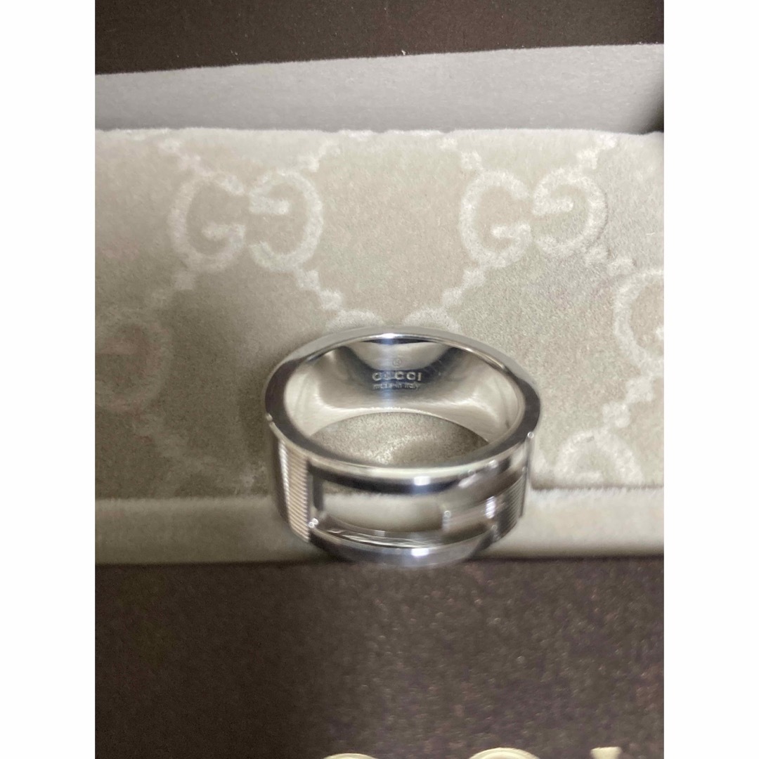 Gucci(グッチ)のグッチ GUCCI リング 指輪 オープンG ｼﾙﾊﾞｰAg925 #15 メンズのアクセサリー(リング(指輪))の商品写真