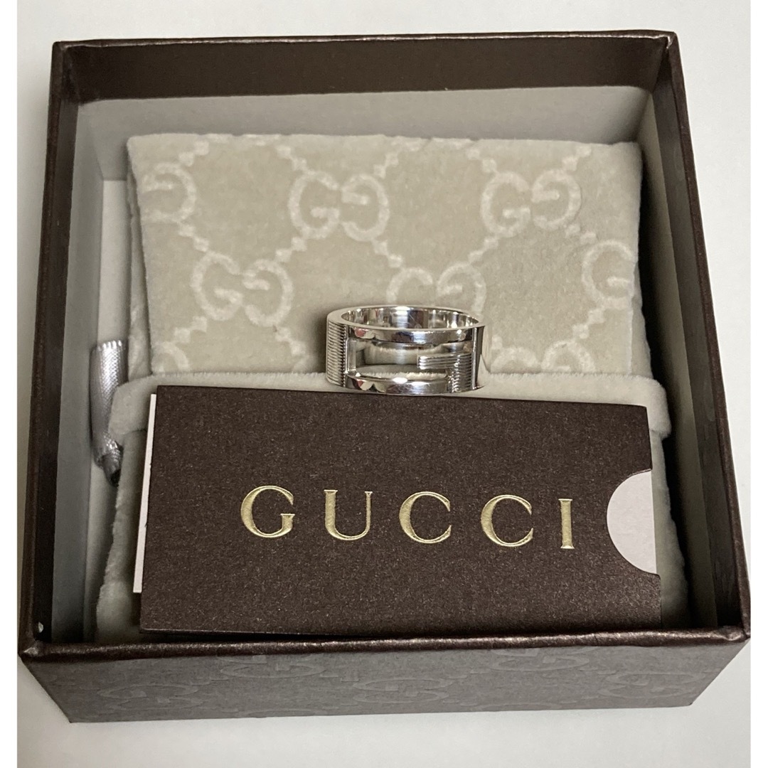 Gucci(グッチ)のグッチ GUCCI リング 指輪 オープンG ｼﾙﾊﾞｰAg925 #15 メンズのアクセサリー(リング(指輪))の商品写真