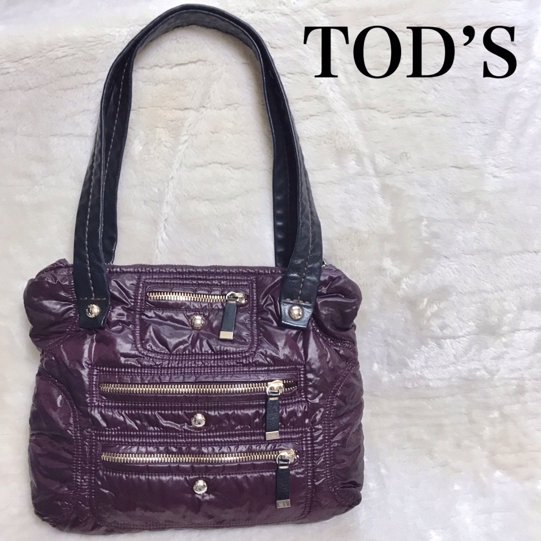 TOD'S - 美品 TOD'S トッズ ショルダーバッグ パシュミー レザー ...