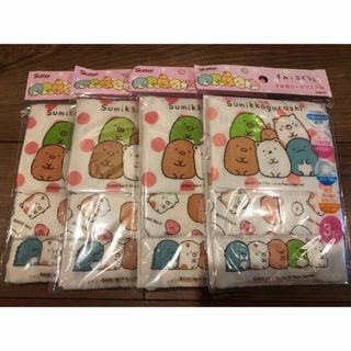 スミッコグラシ(すみっコぐらし)の新品　すみっこぐらし　子供用ファッションマスク（3枚入り）4袋(その他)