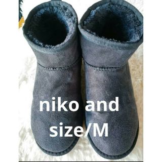 ニコアンド(niko and...)のniko and ❗ショートブーツ　size/M❗(ブーツ)