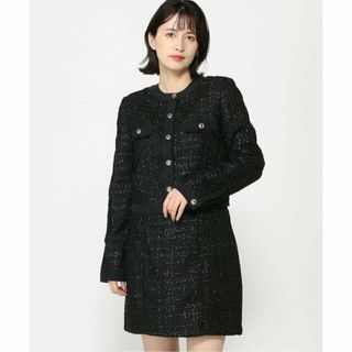 ゲス(GUESS)の【ブラック(FJ1W)】GUESS ジャケット (W)Metallic Tweed Jacket(その他)