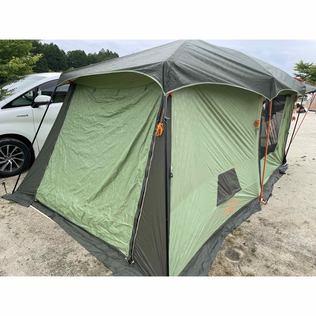 ロゴス2ルームテント ネオスパネルドゥーブルL グラウンドシート付き