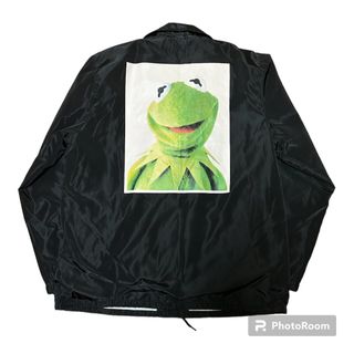 ディズニー(Disney)の美品 DISNEY THE MUPPETS KERMIT コーチジャケット M(ナイロンジャケット)