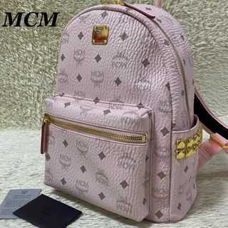 MCM - 廃盤【美品】MCM リュック スモール パウダーピンク ヴィセトス