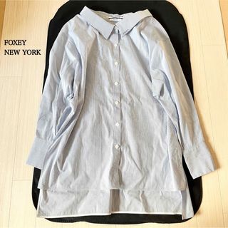 FOXEY NEW YORK♡パリジェンヌノワール♡ブラウス♡ホワイト♡