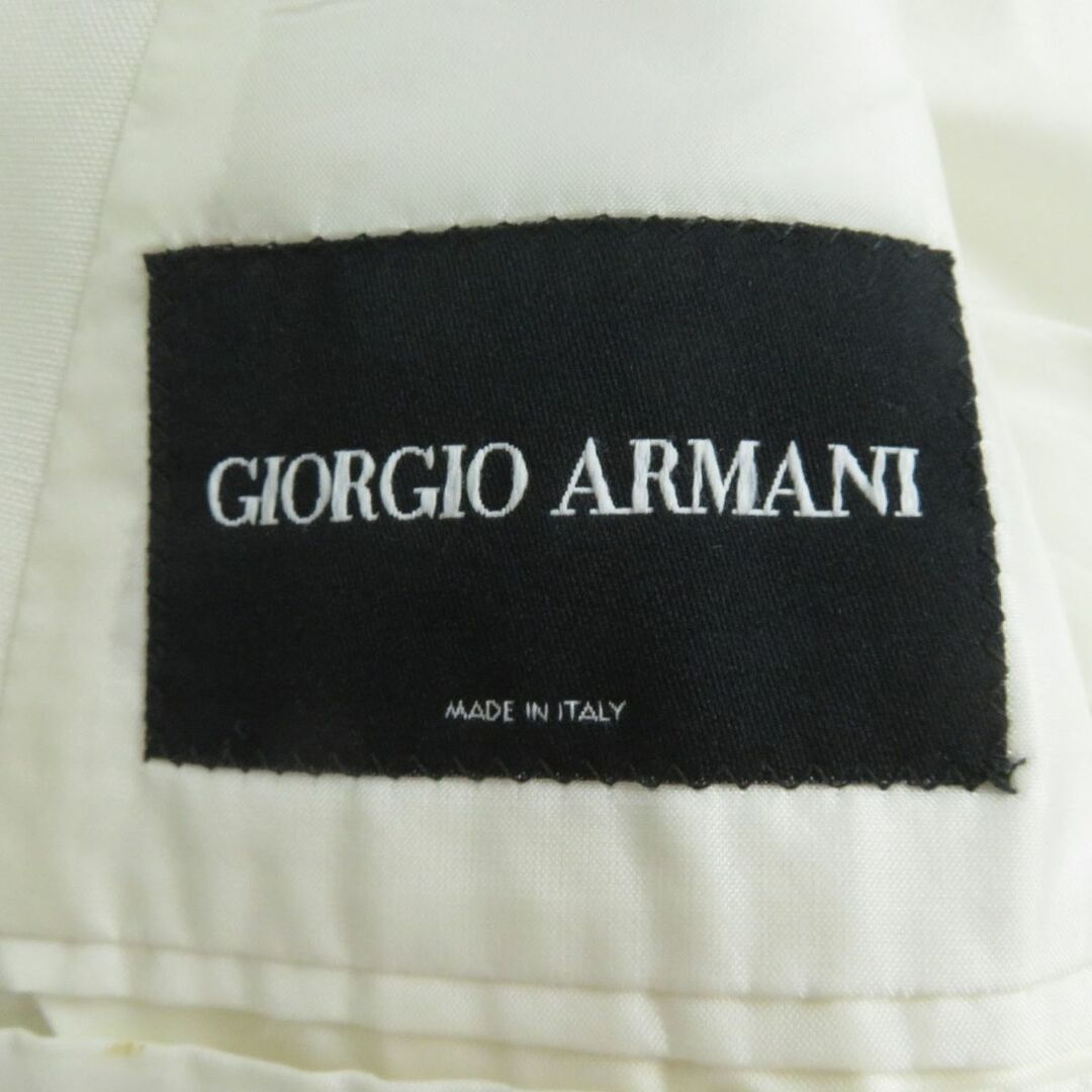 【希少】ジョルジオアルマーニ　テーラードジャケット　シルク100% 黒タグ