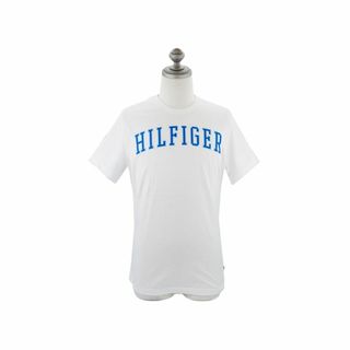 トミーヒルフィガー(TOMMY HILFIGER)のTOMMY HILFIGER トミーヒルフィガー Tシャツ 09T3344 メンズ 半袖 100 ホワイト Mサイズ(Tシャツ/カットソー(半袖/袖なし))