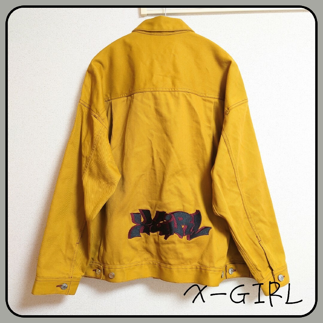 X-girl★GRAFFITI LOGO EMBROIDERY JACKET | フリマアプリ ラクマ