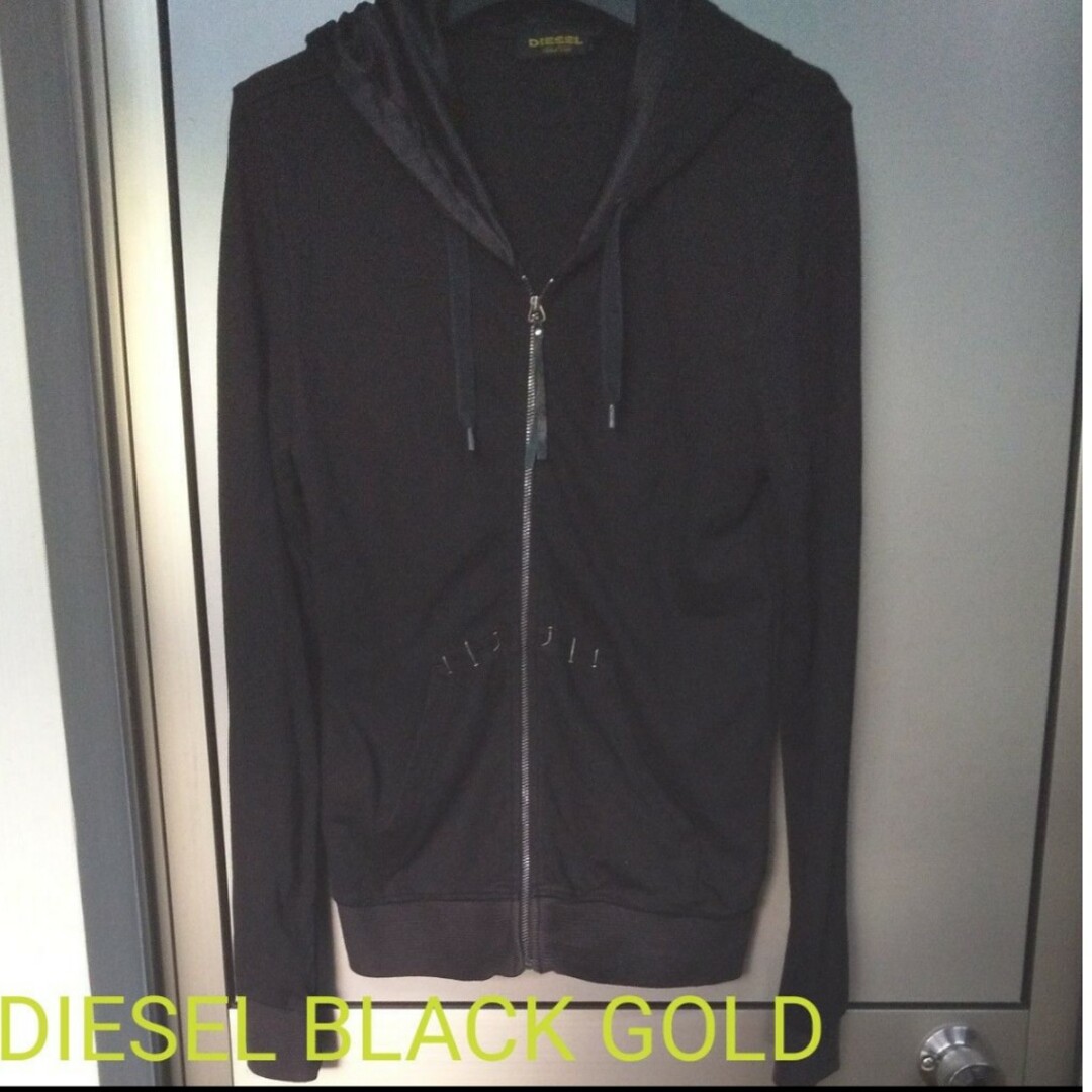 DIESEL(ディーゼル)の最安値【XS】DIESEL BLACK GOLDパーカー レディースのトップス(パーカー)の商品写真