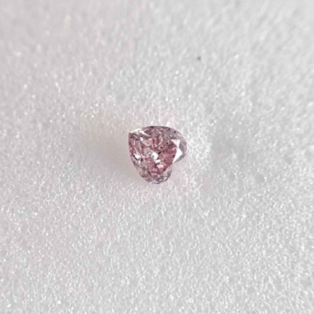 0.043ct 天然ピンクダイヤモンド FANCY PURPLISH PINKの通販 by 111's ...