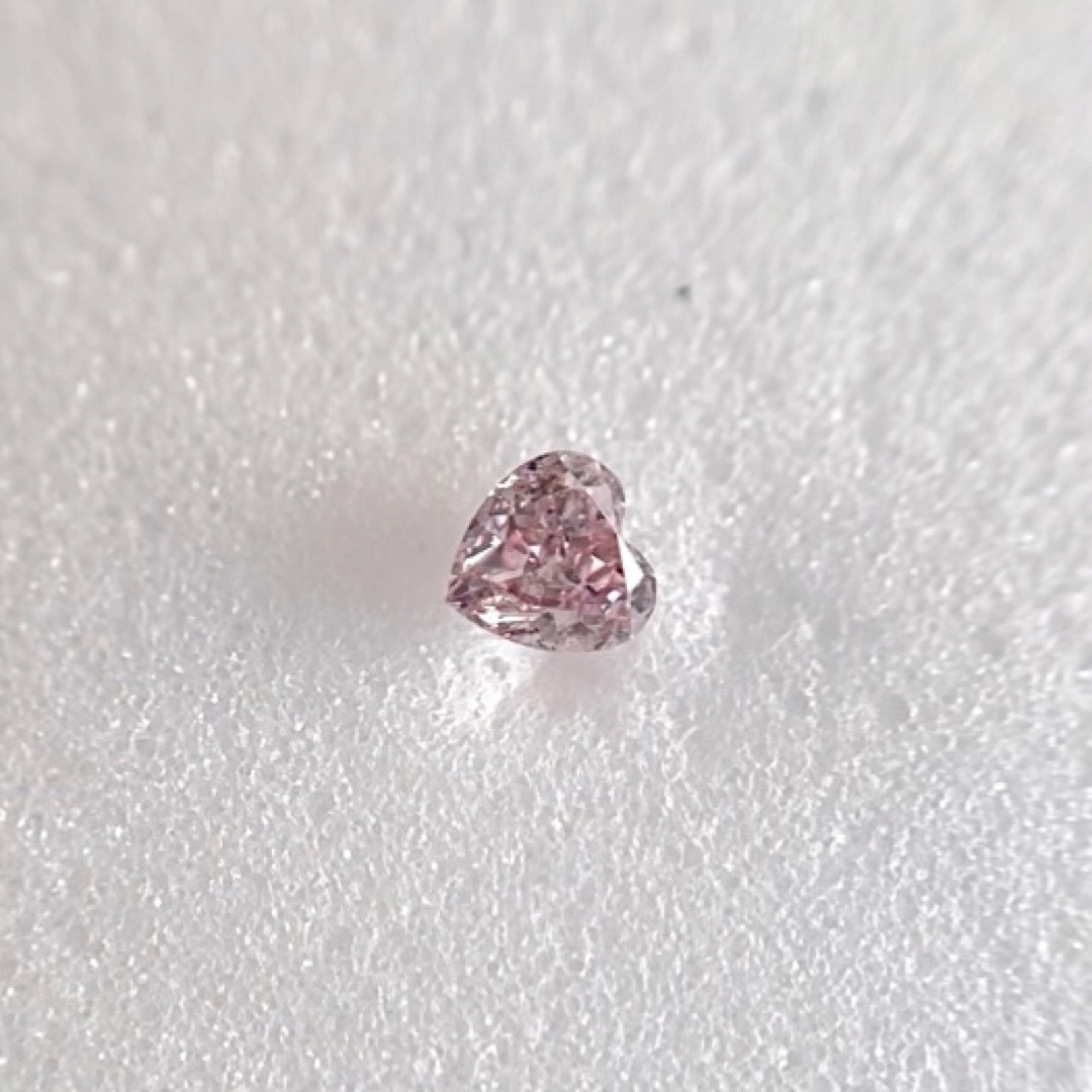 0.043ct 天然ピンクダイヤモンド FANCY PURPLISH PINKの通販 by 111's