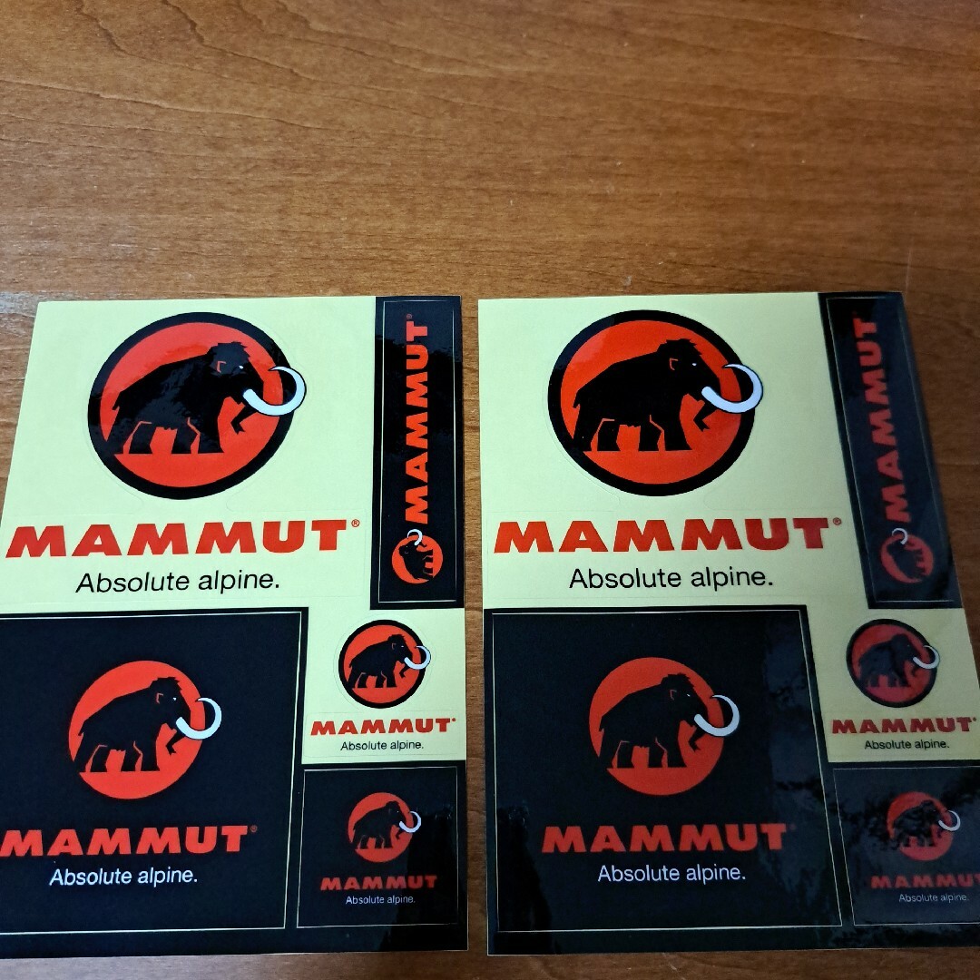 Mammut(マムート)のマムート☆ステッカー☆2枚セット スポーツ/アウトドアのアウトドア(その他)の商品写真